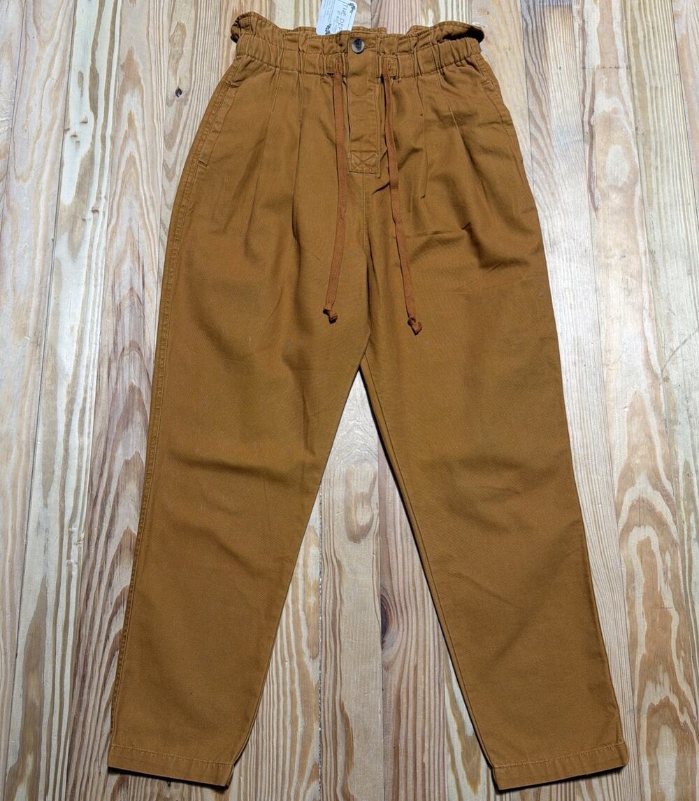 Nwt Zenana outfitters Canvas Drawstring Jogger Pants High Rise Size Large